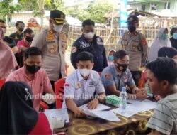Sat Narkoba Polres Maros Gelar Vaksinasi Massal Di Kecamatan Marusu