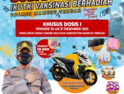 Polres Mamuju Tengah Gelar Vaksinasi Berhadiah Motor