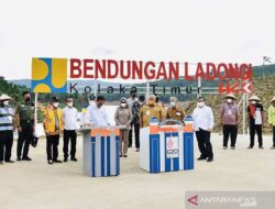 Presiden Jokowi Resmikan Bendungan Ladongi di Kolaka Timur