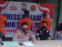 Press Release Akhir Tahun 2021 Polres Pangkep