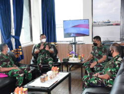 Pindah Tugas, Kaskoopsau II Berpamitan ke Danlantamal VI