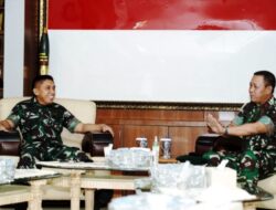 Pangdam Hasanuddin Terima Audiensi Pangdivif-3/Kostrad, Apa yang Dibahas