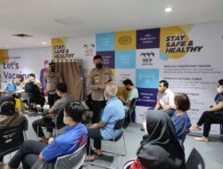 Polres Metro Jakarta Barat Laksanakan Peninjauan di Gerai Vaksin Tahap Tiga