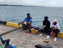 Jaga Kebugaran Dimasa Pandemi Covid-19, Andi Utta Gowes Sore di Pelabuhan Leppe’e