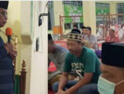 Camat Simbang Didampingi Kades Bontotallasa Melanjutkan Kegiatan Safari Ramadhan Malam ke-18 di Masjid Al-Anshar