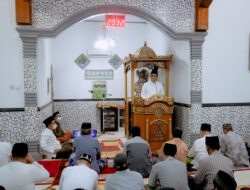 Malam Ibadah Tarwih Pertama Bupati Barru Memilih Masjid Nurul Amri Terdekat  Rumah Pribadinya di Lingkungan Lawae