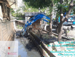 Pengurasan Saluran Jalan Pulau Kecil Kelurahan Sunter Jaya Selesai Dalam Waktu Dua Bulan