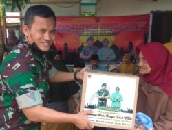 Babinminvetcaddam Hasanuddin Salurkan Bantuan Paket Sembako Bagi Legiun Veteran dan Warakawuri