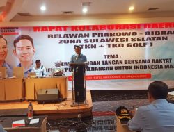 Kolaborasi Antar Relawan Prabowo-Gibran, Menembus Batas Bersama Rakyat Meraih Kemenangan Untuk Indonesia Maju
