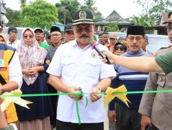 Jalur Akses Doi-Doi Gattareng Diresmikan oleh H.Muh.Aras Anggota DPR-RI Bersama Balai PUPR Prov.Sulawesi Selatan