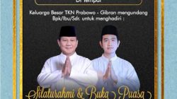 Undangan Buka Bersama Relawan Prabowo Gibran Mendapat Sorotan Publik.