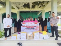 Memperingati Hari Ulang Tahun Bhayangkara Ke-79, Polsek Ujung Loe menggelar Bakti Sosial di Pondok Pesantren Hidayatullah Padang Monro Desa Garanta Kec. Ujung Loe.